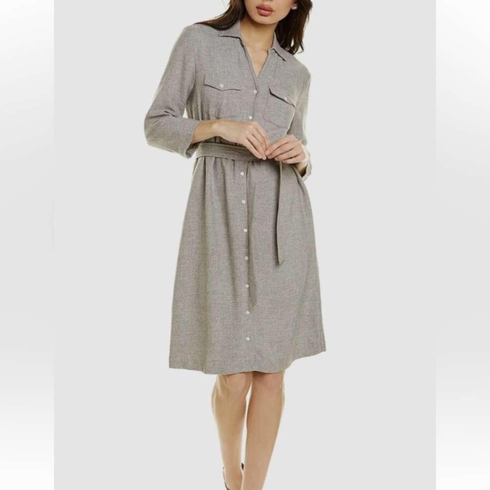 J. McLaughlin “Brynn” button down shirt dress Size S